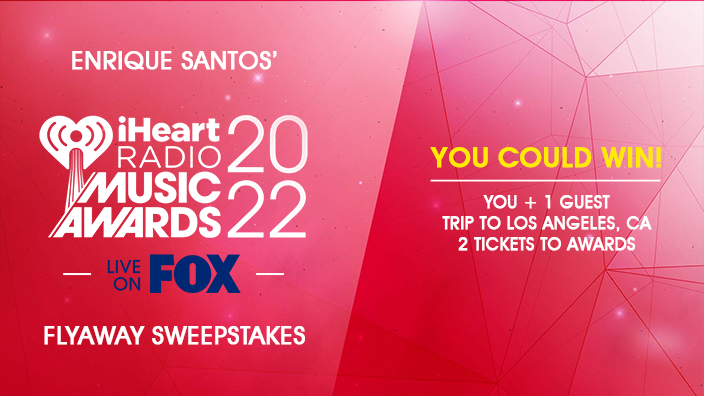 Our 2022 iHeartRadio Music Awards is LIVE in Los Angeles, California on March 22nd, and we have your chance to be there! Enter for your chance to win!